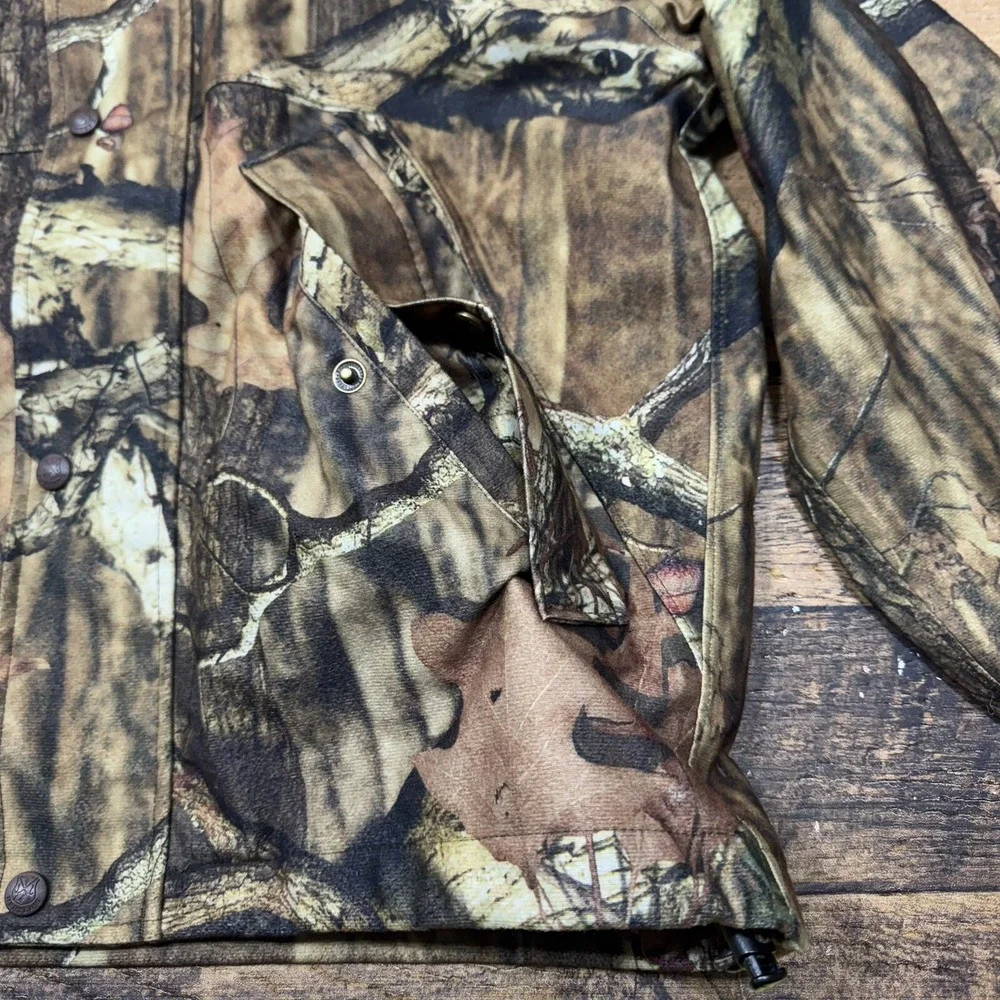 Herter's Coat Camo Mossy‎ Oak Break Up Jacket Hooded Men Sz Small